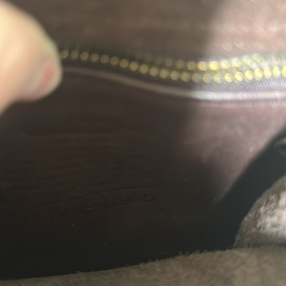 Vintage Authentic Brown Leather Coach handbag - Picture 5 of 5